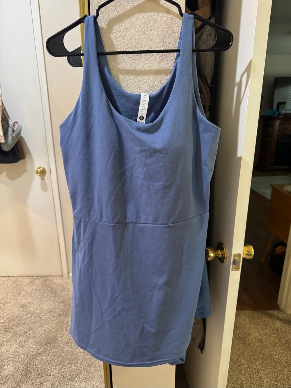 Elle Sport Active Dress Sleeveless Scoop Neck